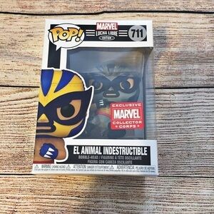 NWT Marvel Collector's Corp Funko Pop Wolverine El Animal Indestructible #711